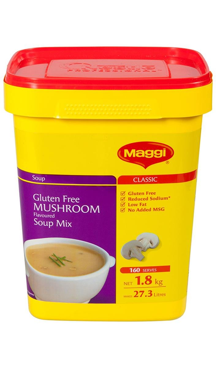 Soup Mushroom Gluten Free 1.8Kg Pail