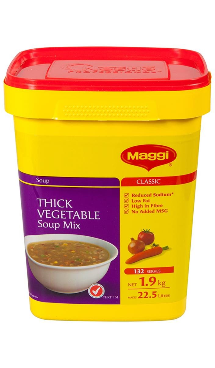 Soup Thick Vegetable Gluten Free 1.9Kg Pail