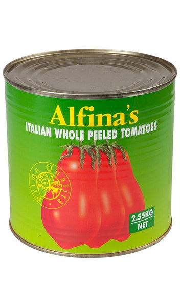 Tomatoes Whole Peeled Italian 2.55Kg Can