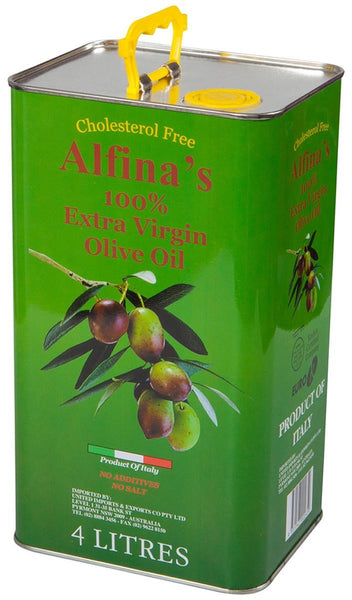Oil Olive Extra Virgin 4Lt Tin