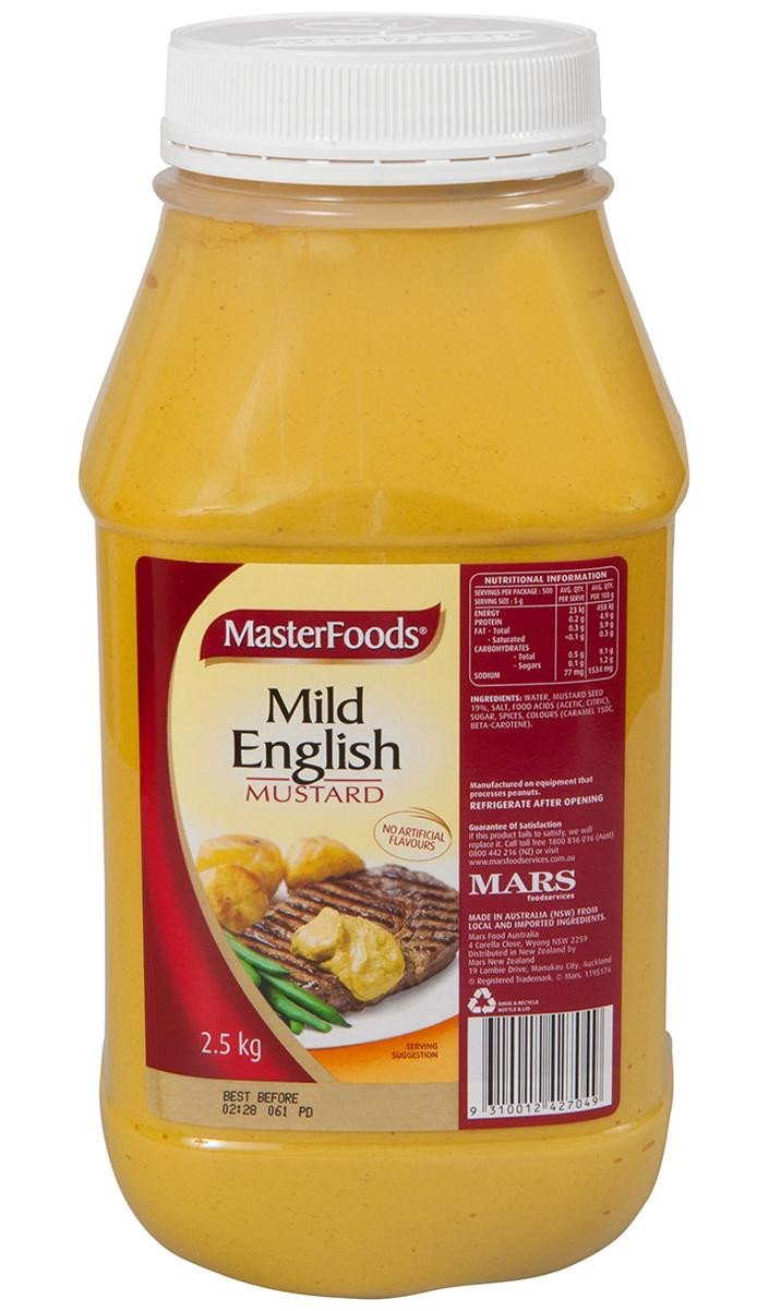 Mustard Mild English 2.5Kg Jar