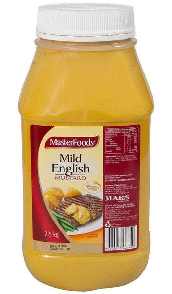 Mustard Mild English 2.5Kg Jar