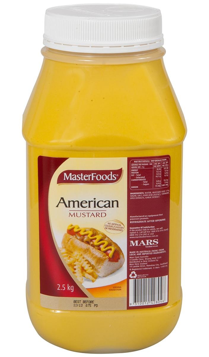 Mustard American 2.5Kg Jar