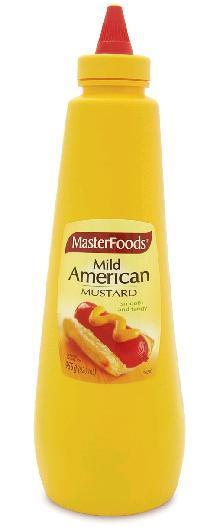 Sauce Mustard American Squeezy 920Ml Btl