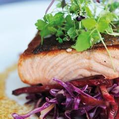 Salmon Portions Raw Skin-On Scaled 200gr 5Kg Ctn