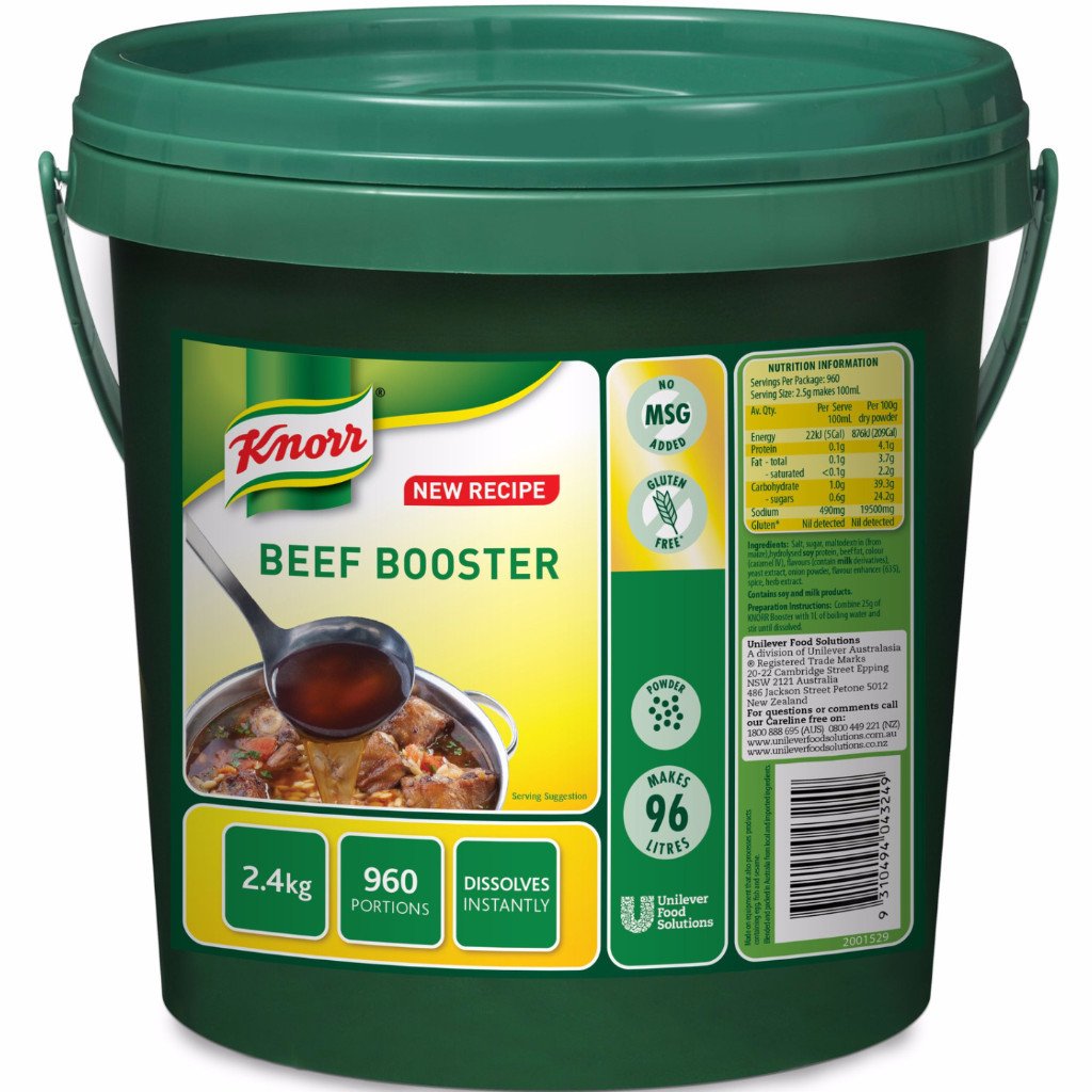 Booster Beef Gluten Free 2.4Kg Pail